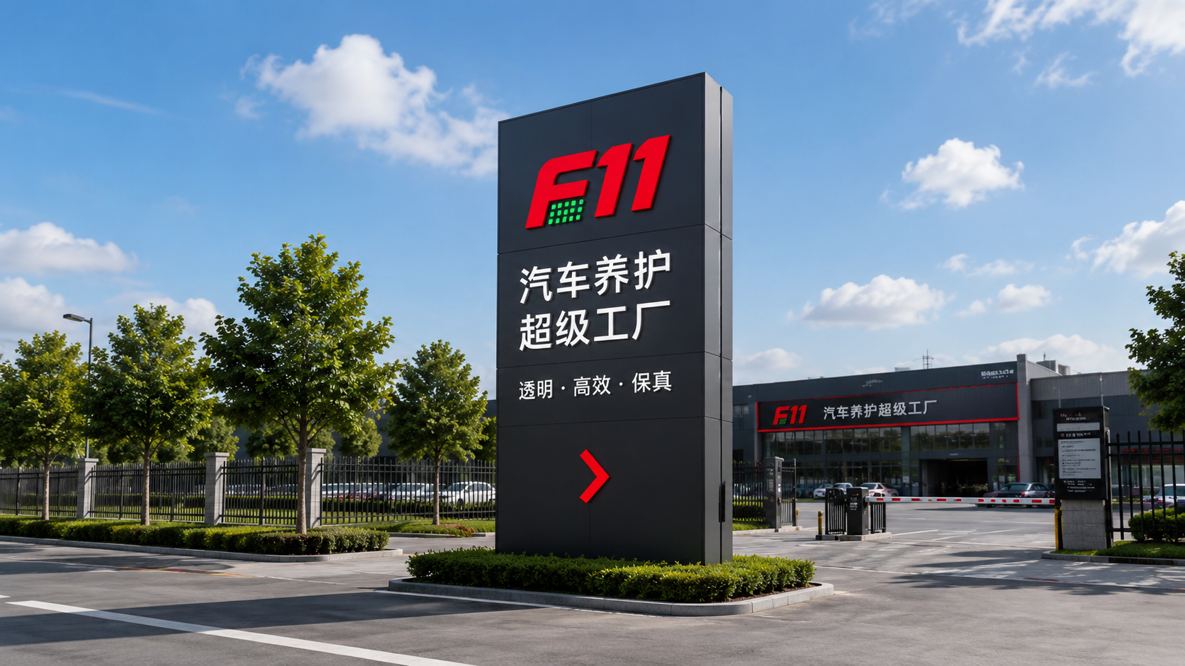门店立柱 / 导视标识
